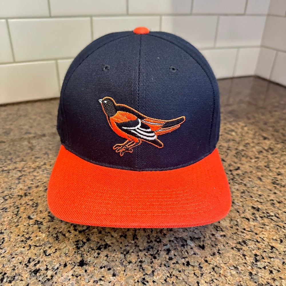 Vtg 90s Baltimore Orioles Sports Specialties Fitted Baseball Cap Hat 7 1/2